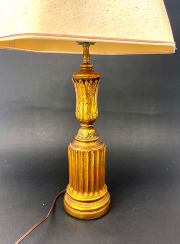 Pied lampe bois doré de - de,