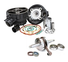 Kit Groupe Thermique Top 50CC + Arbre Moteur Top Beta RR 50 Enduro 2T Moteur AM6