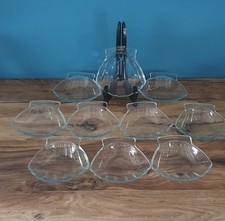 Lot de 10 Coquilles saint jacques Pyrex France vintage