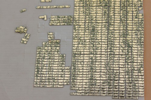 Rectangle autocollant 1mm - rectangle,