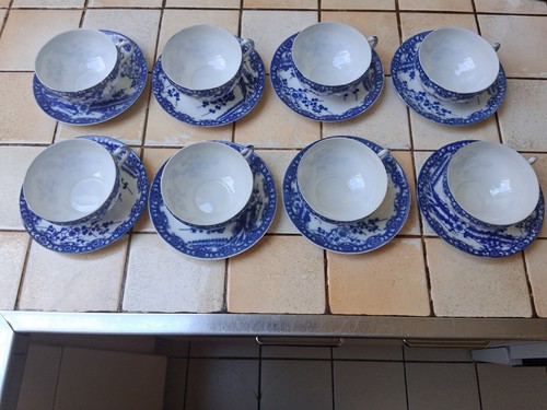Lot tasses sous - de, 8