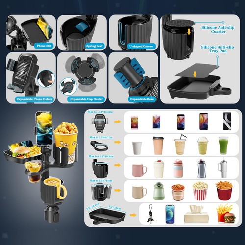 Plateau porte gobelet - plateau, porte-gobelet
