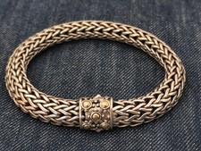 Bracelet Argent Massif Tressé