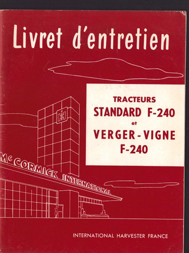 Tracteur verger vigne 240 - verger, f-240
