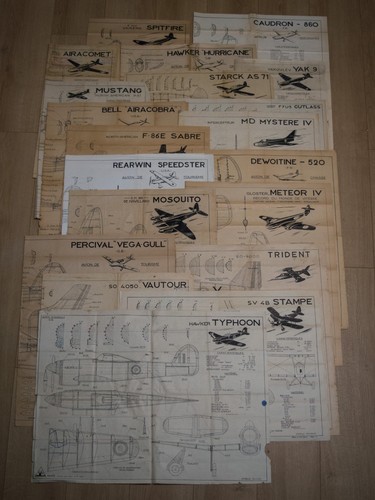 Plans planeurs avions - 20,