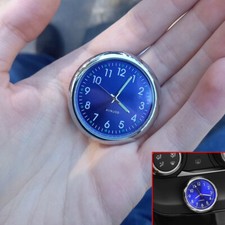 Mini Clock Car Dashboard Adhesive Watch Accessories For Vehicle Truck SUV Boat