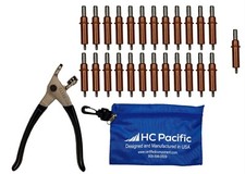 25 Each C1/8 Cleco Fasteners