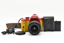 PENTAX K-r Red & Yellow 12.4MP Digital SLR Camera w/18-55mm Lens From Japan 9280