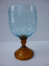 GRAND VERRE BLEU A PASTILLES