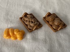 Playmobil pastries bakery shop cakes trays