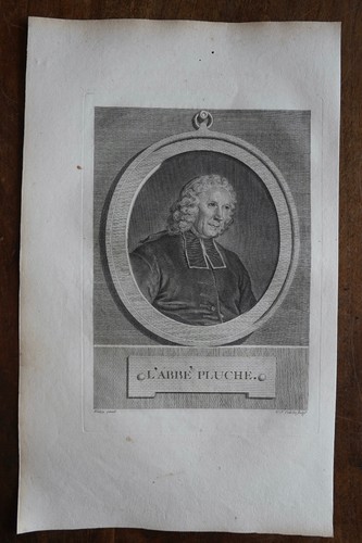 Abbe pluche portrait - 1788,