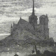 JOUVE Paul 1901 lithograph