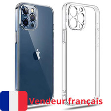 Coque téléphone transparente ultra fine silicone souple iPhone 11 12 13 14 15 16