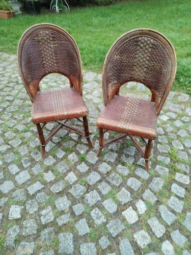 Chaises rotin bambou style - rotin,