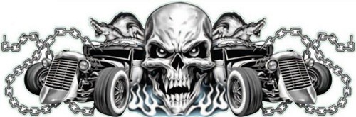 Autocollant rat rod - autocollant,
