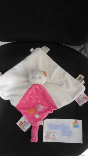 Doudou plat chat iris - plat,