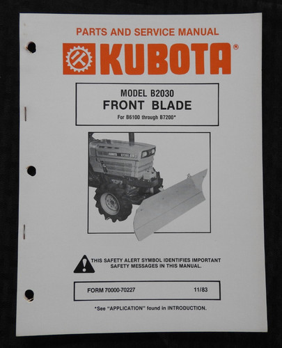 Kubota b6100 b6200 - b6100,