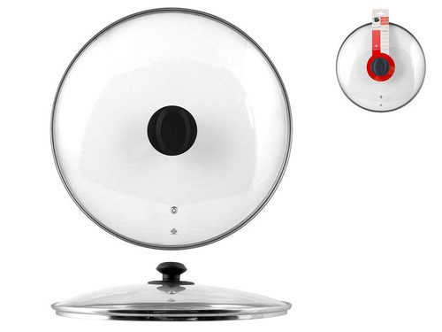 Couvercle verre bord - verre, inox