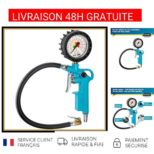 Hazet manomètre gonfleur pneu - gonfleur,