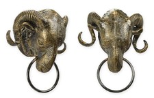 Porte-serviettes en fonte à