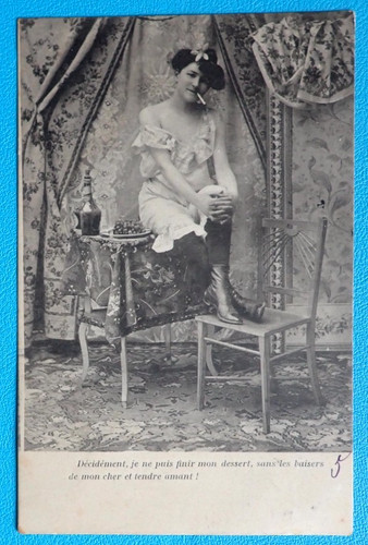 Cpa 1900 faintaisie - faintaisie, maison