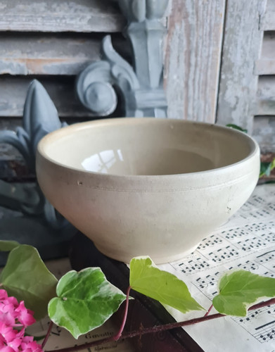 Ancien saladier bol creme - , a