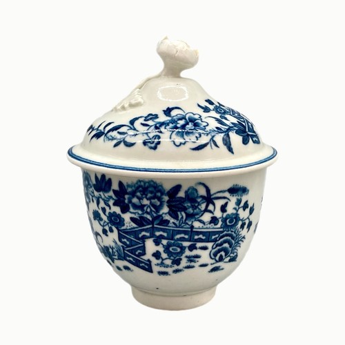 Caughley porcelain sucrier and - caughley,