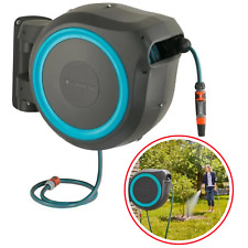 Dévidoir Automatique Mural à Enroulement 30m - Ø13mm - Tuyau d'Arrosage