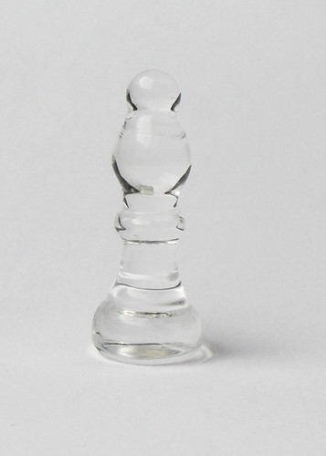 Fève verre pièce de - ,