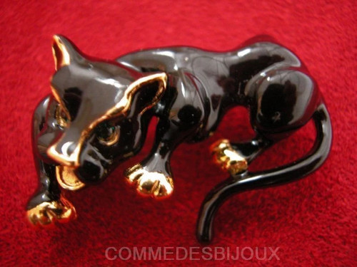 Broche vintage panthère - vintage,