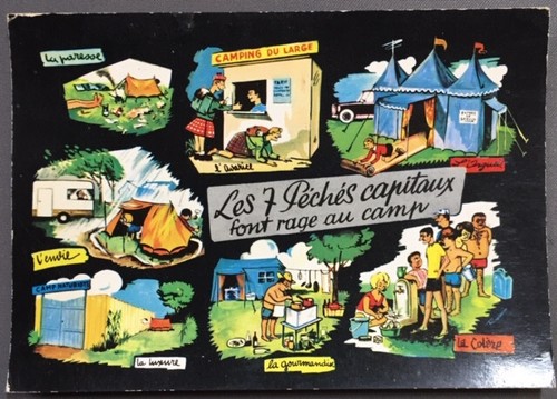 Carte postale humoristique - humoristique,