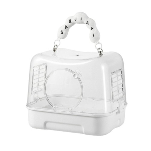Cage oiseaux avec - oiseaux, poignée