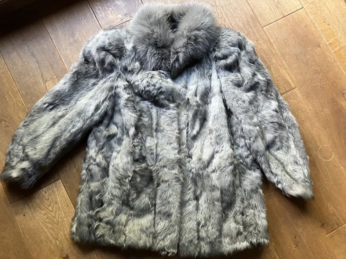 Manteau femme fourrure - , gris