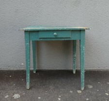 ancien bureau table d'appoint en bois vintage