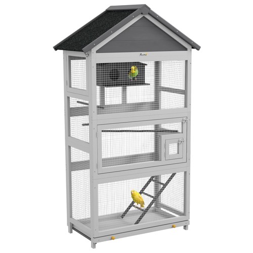 Pawhut cage oiseaux - pawhut, à