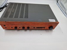 Custom Vintage Stereo Amplifier – Wood Front, Used & Fully Working