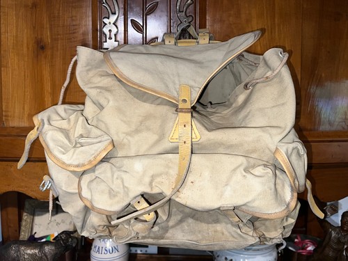 Ancien authentique sac dos - ancien,