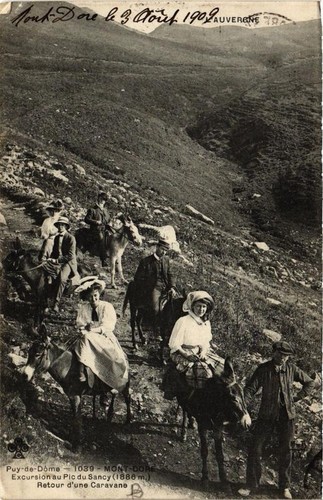 Cpa mont dore excursion au - mont-dore,