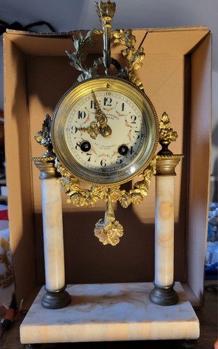 Pendule portique louis xvi - pendule,