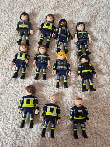 Personnages playmobil pompiers - playmobil,