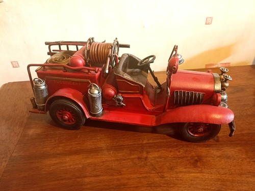 Jouet camion pompier en - jouet,
