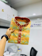 Indien Homme Kurta Pyjama Ensemble Traditionnel Robe pour Fête Vêtement Mariage