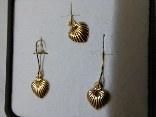Coeur pendentif paire - et,