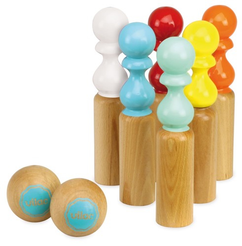 Jeu quilles rétro 24 cm - jeu, de
