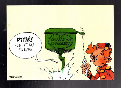 Carte postale spirou la - postale,