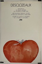 Desclozeaux Mecanorma graphic center 1983 Original Poster Exhibition