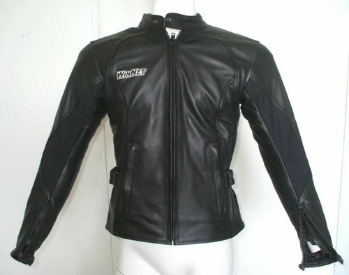 Veste moto cuir avec - de,