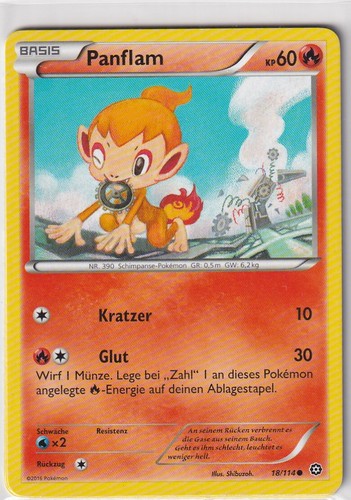 Pokemon carte chaudière à - carte, xy