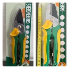 2 x Sécateur De Jardin Cisaille Tailleur De Plante Coupe Branche Tige En Acier