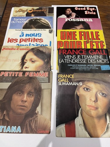 Lot disques vinyle t - lot, 44